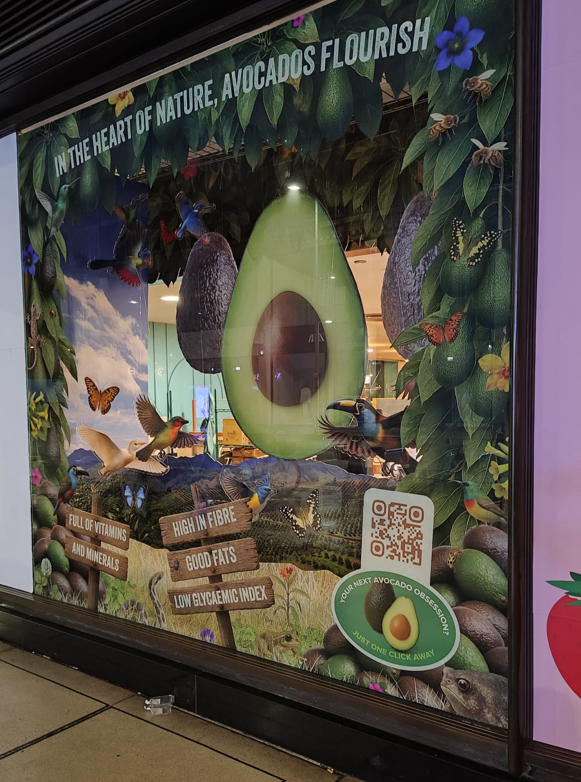 Wholefoods window display