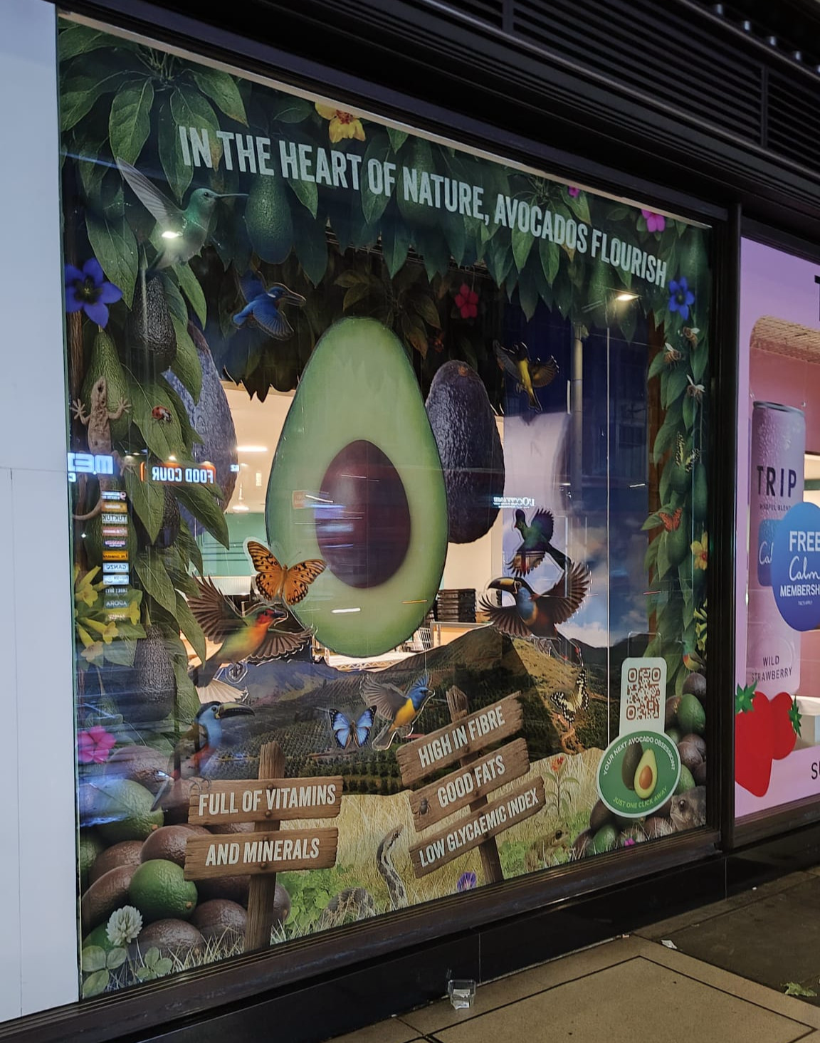 Wholefoods window display