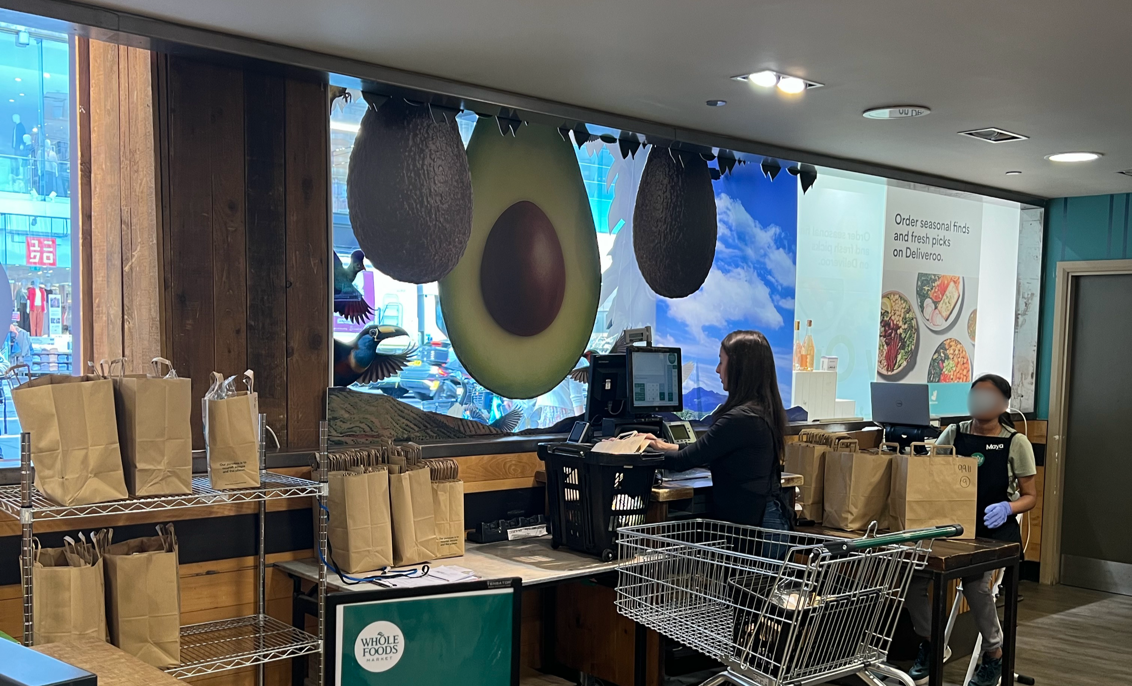 Wholefoods window display